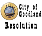 Resolution 1628 – Public Hearing for Deannexation of Certain Lots at Goodland Energy Center