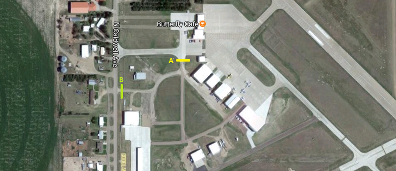 Airport Hangar Gate Closure