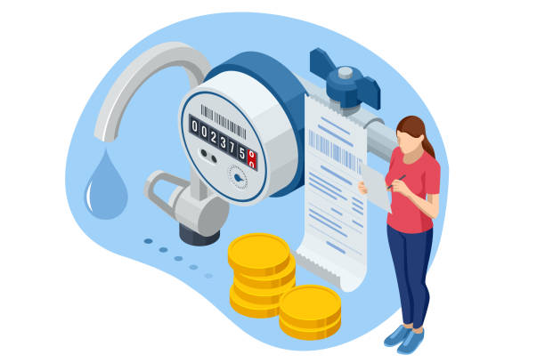 Water Utility Meter and bill